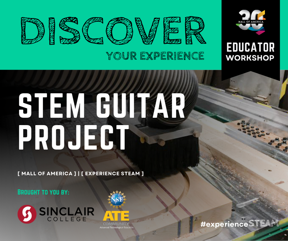 Registration Now Open for Mall of America STEM Guitar Build